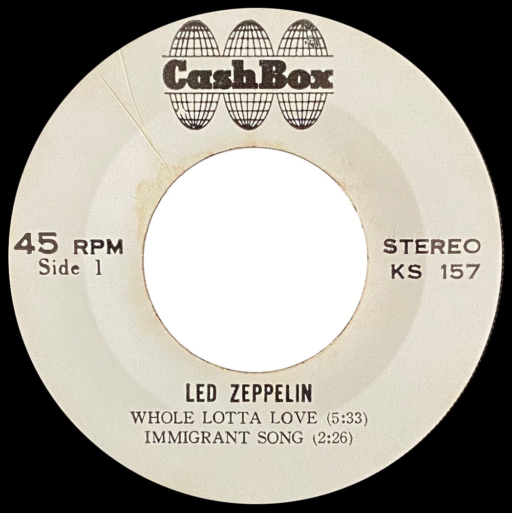 Single <br>Thailand (KS 157) <br>Whole Lotta Love / Immigrant Song / Heartbreaker / Living Loving Maid (#1) - Image 3