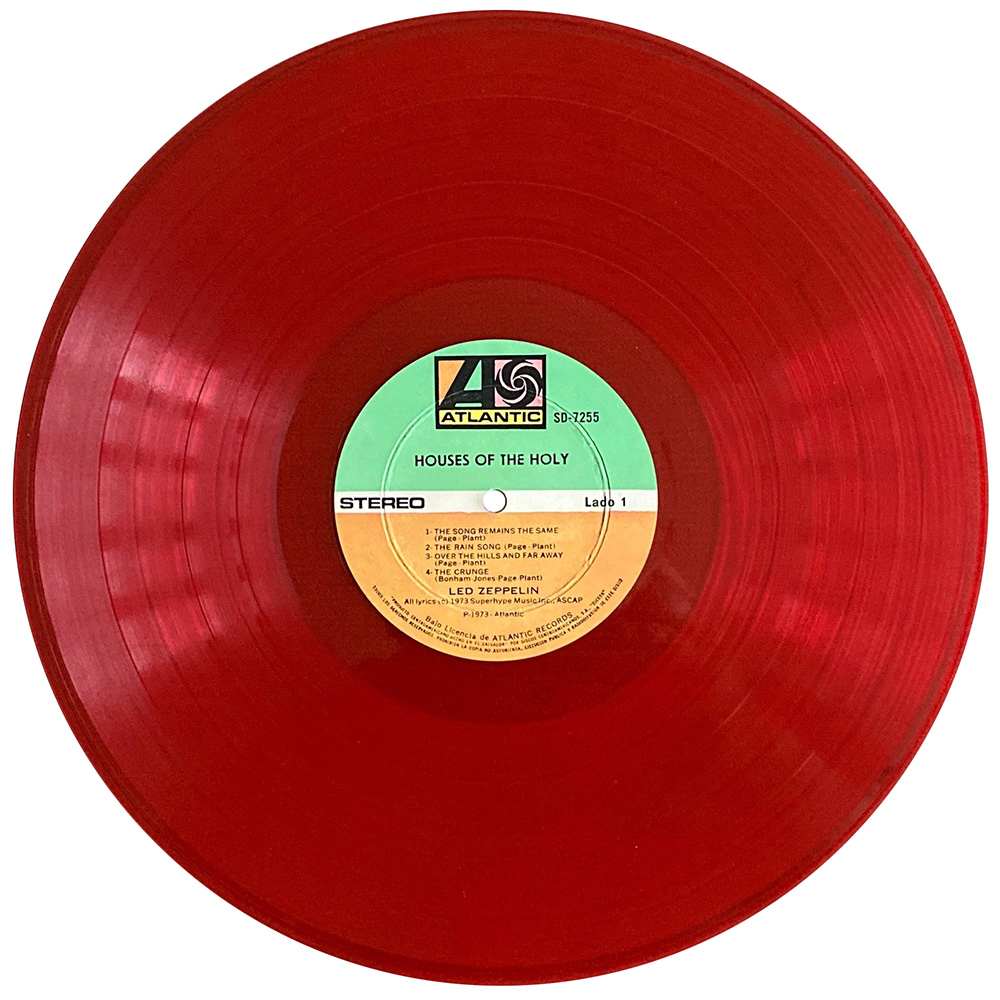 LP <br>Houses of the Holy <br>El Salvador, Colored Vinyl (SD-7255) - Image 6