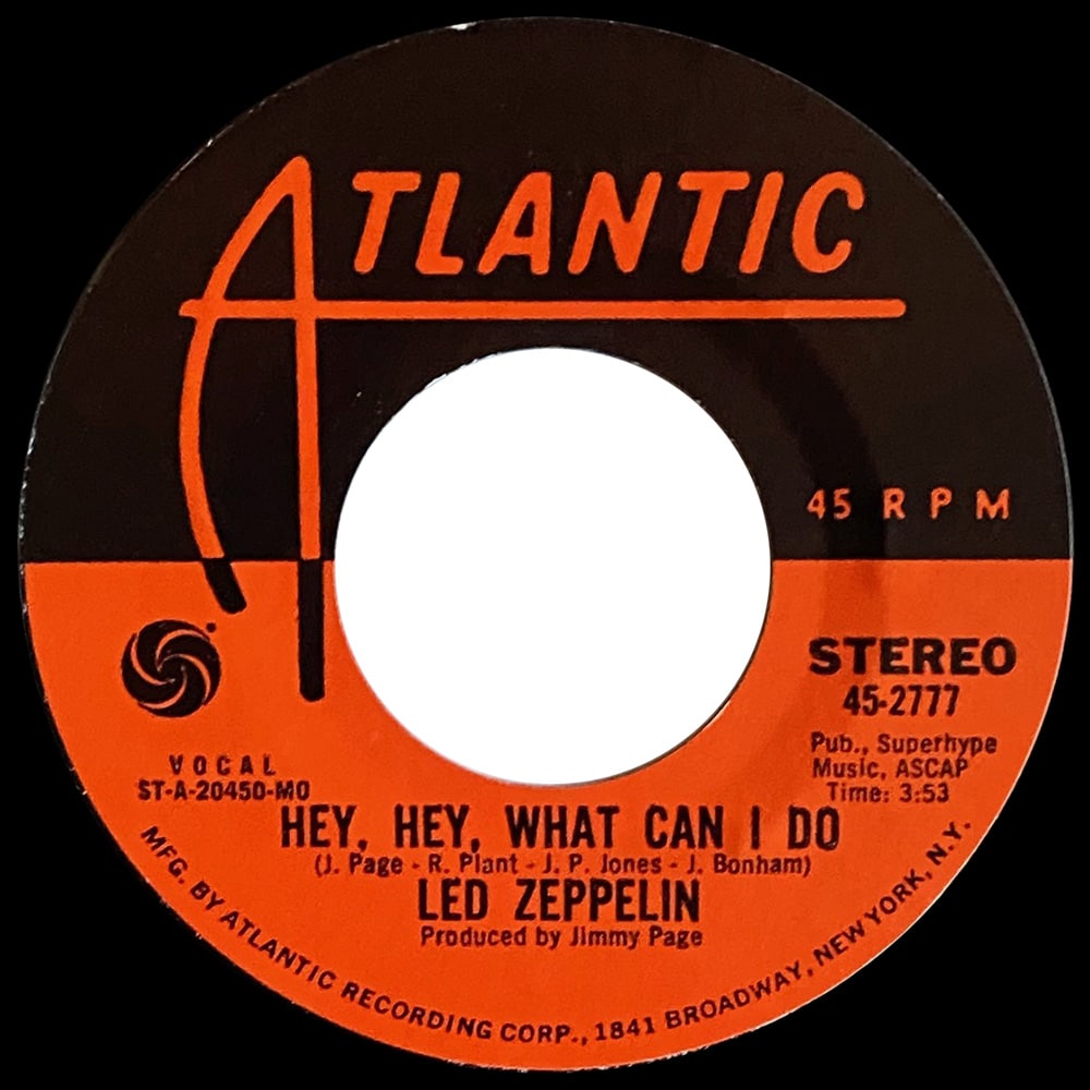 Single <br>USA (45-2777) <br>Immigrant Song / Hey, Hey, What Can I Do (#12) - Image 3