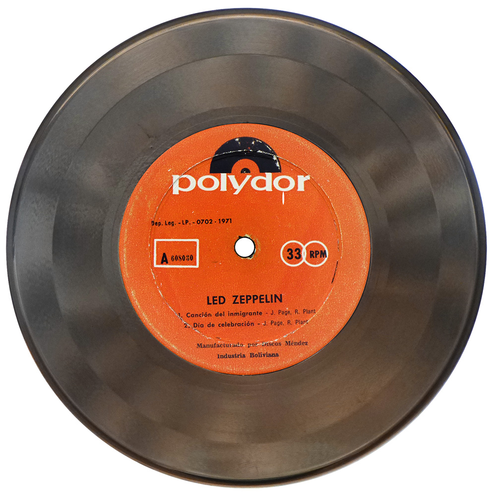 Single <br>Bolivia (608030) <br>Immigrant Song / Celebration Day / Since I've Been Loving You (#2) - Image 4