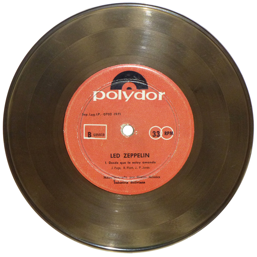 Single <br>Bolivia (608030) <br>Immigrant Song / Celebration Day / Since I've Been Loving You (#2) - Image 3