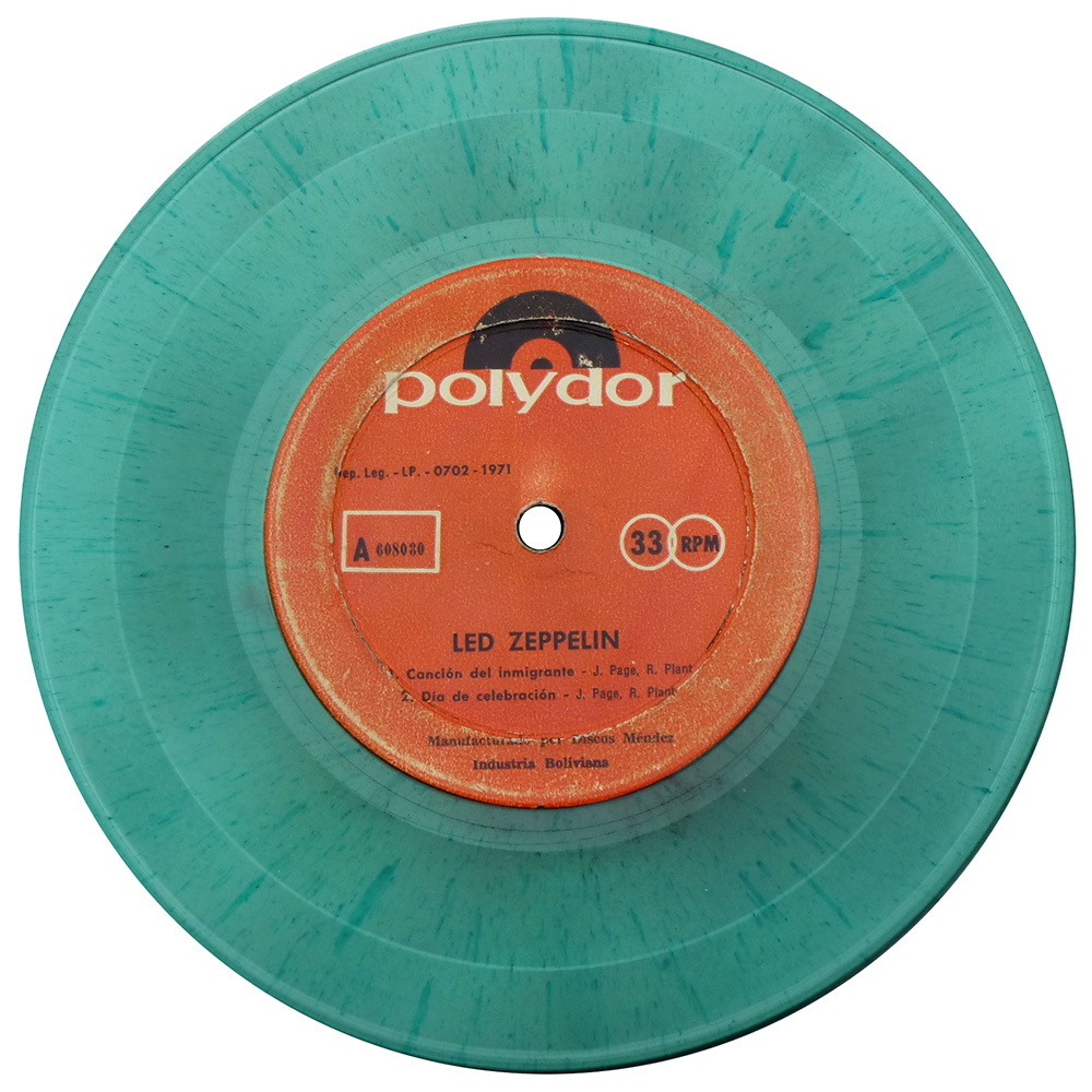 Single <br>Bolivia (608030) <br>Immigrant Song / Celebration Day / Since I've Been Loving You (#3) - Image 3