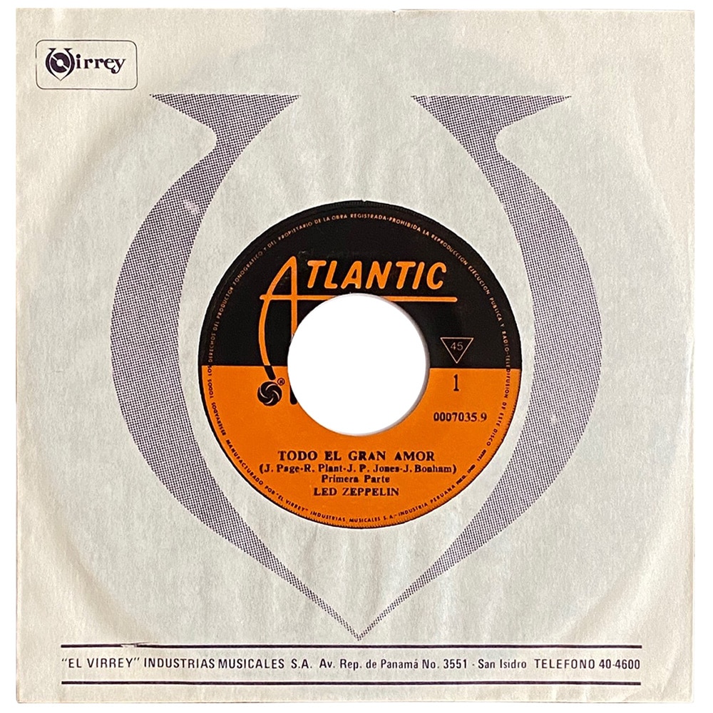 Single <br>Peru (0007035.9) <br>Whole Lotta Love / Whole Lotta Love (#2)