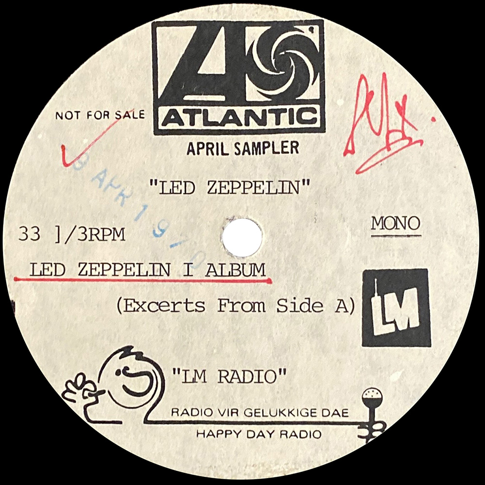 Single <br>Mozambique (N/A) <br>Led Zeppelin, 4-sides (Acetate) - Image 2