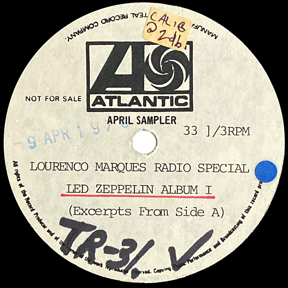 Single <br>Mozambique (N/A) <br>Led Zeppelin, 4-sides (Acetate) - Image 3