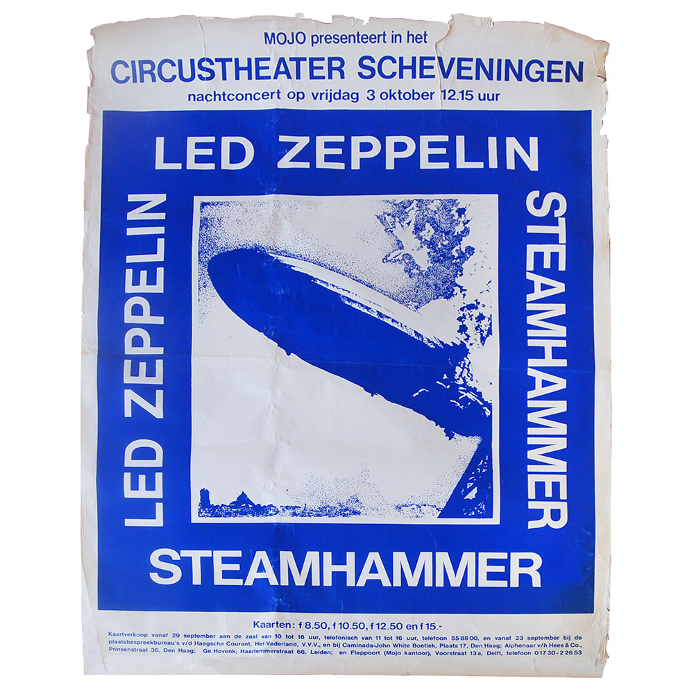 Concert Advertisement <br>1969.10.03 <br>Scheveningen, NL (Poster)