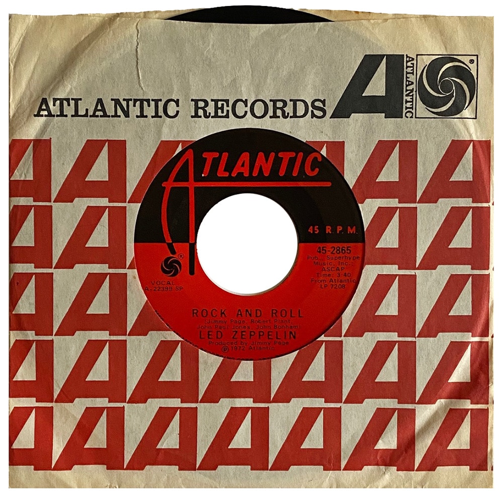 Single <br>USA (45-2865) <br>Rock and Roll / Four Sticks (#1)