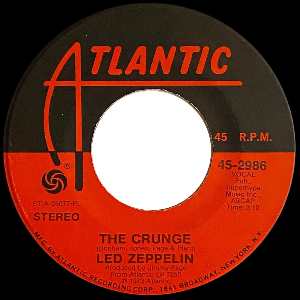 Single <br>USA (45-2986) <br>D'yer Mak'er / The Crunge (#07) - Image 3