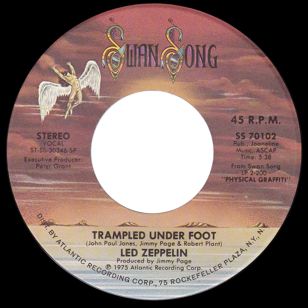 Single <br>USA (SS-70102) <br>Trampled Under Foot / Black Country Woman (#03)