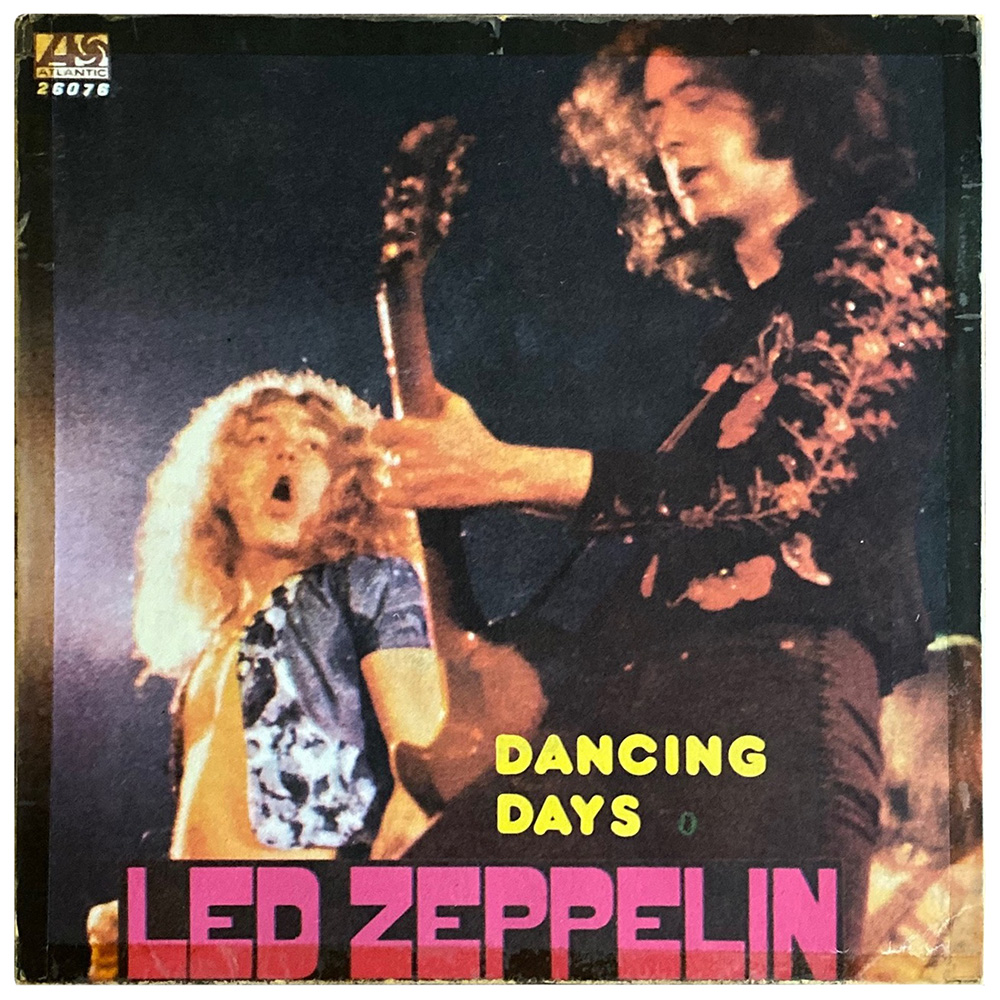 Single <br>Yugoslavia (ATL 26076) <br>Over The Hills and Far Away / Dancing Days (#4)