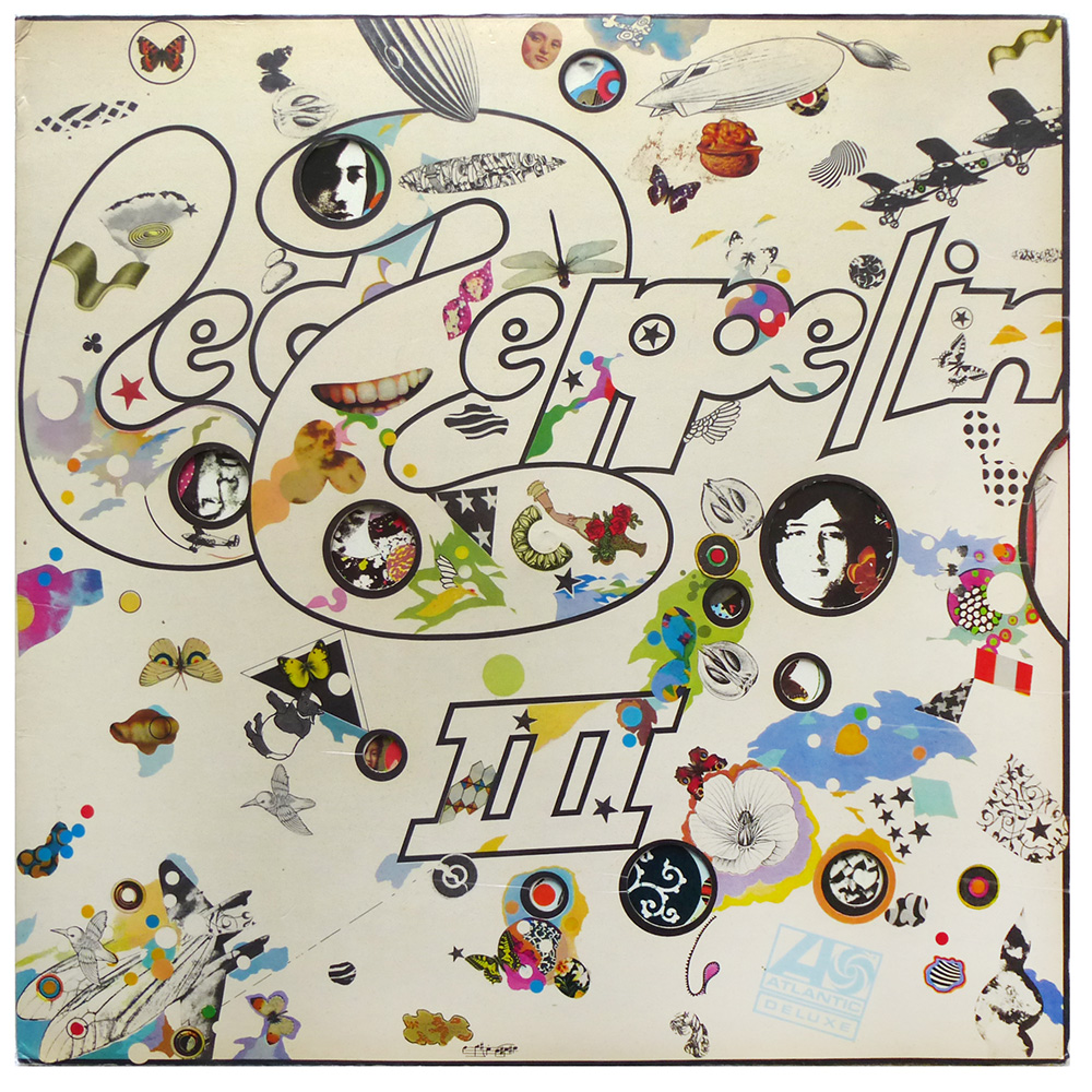 LP <br>Led Zeppelin III <br>Lebanon,  Colored Vinyl  (SD 7201)