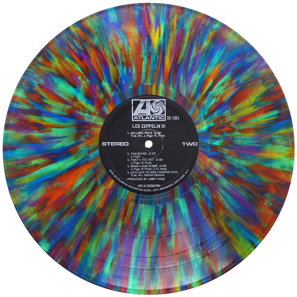 LP <br>Led Zeppelin III <br>Lebanon, Colored Vinyl (SD 7201) - Image 6