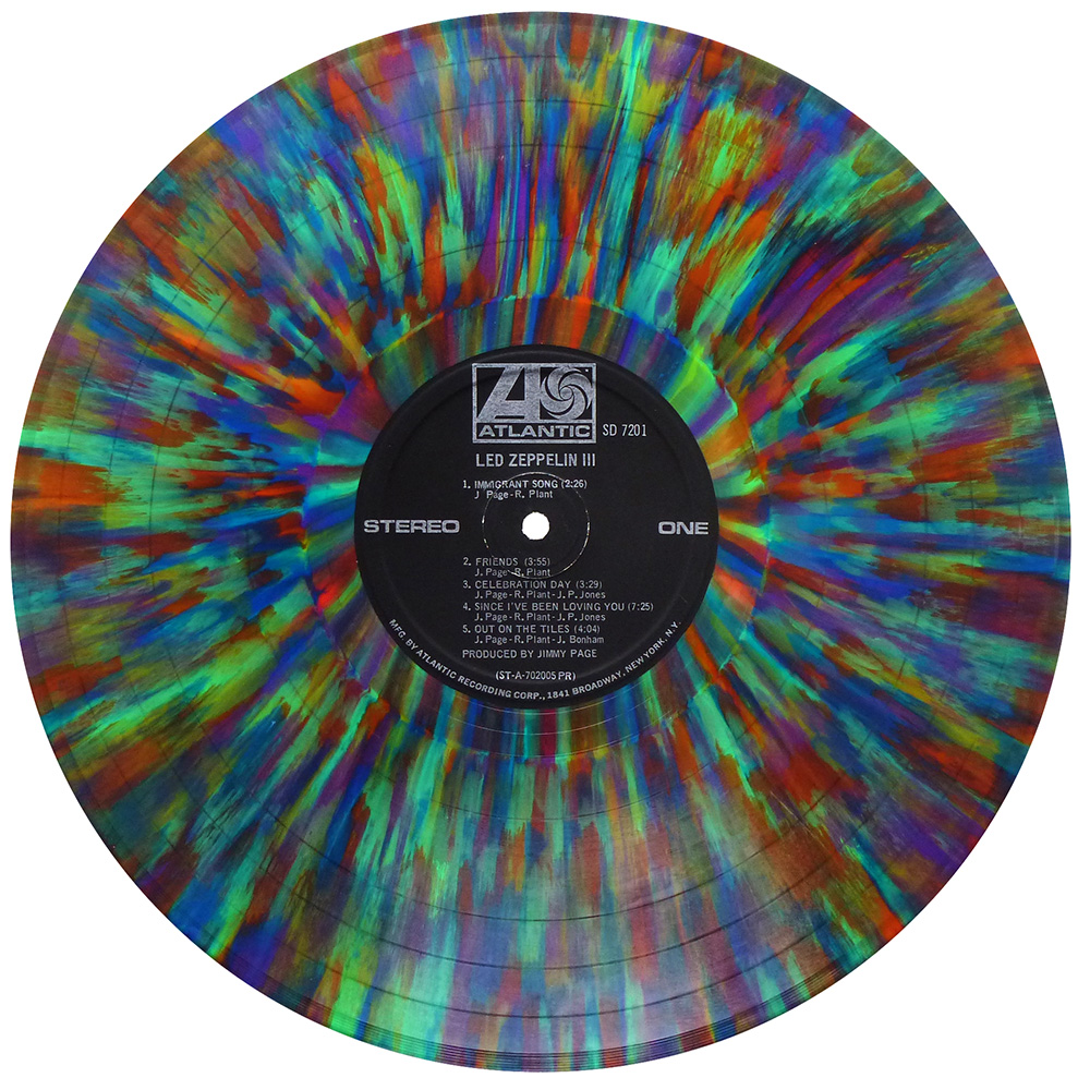LP <br>Led Zeppelin III <br>Lebanon, Colored Vinyl (SD 7201) - Image 5