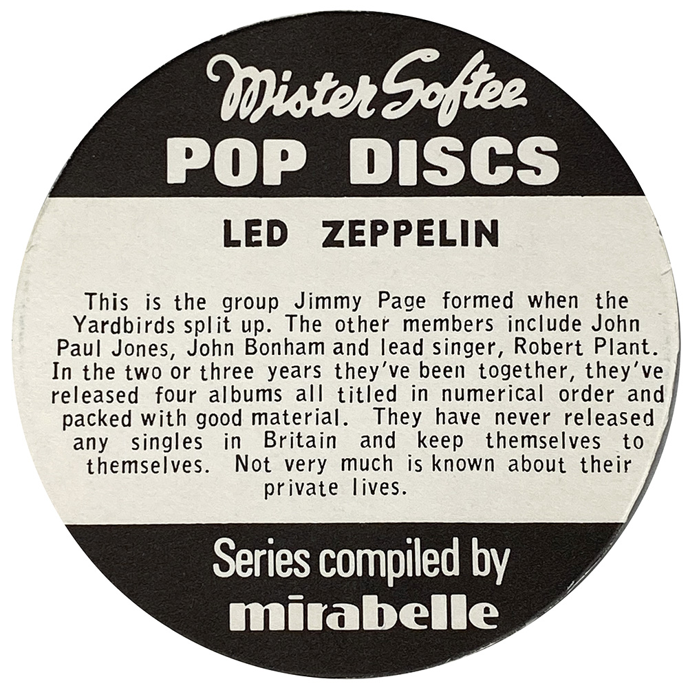 Trading Card (1973) <br>Mister Softee Pop Discs (US) - Image 2