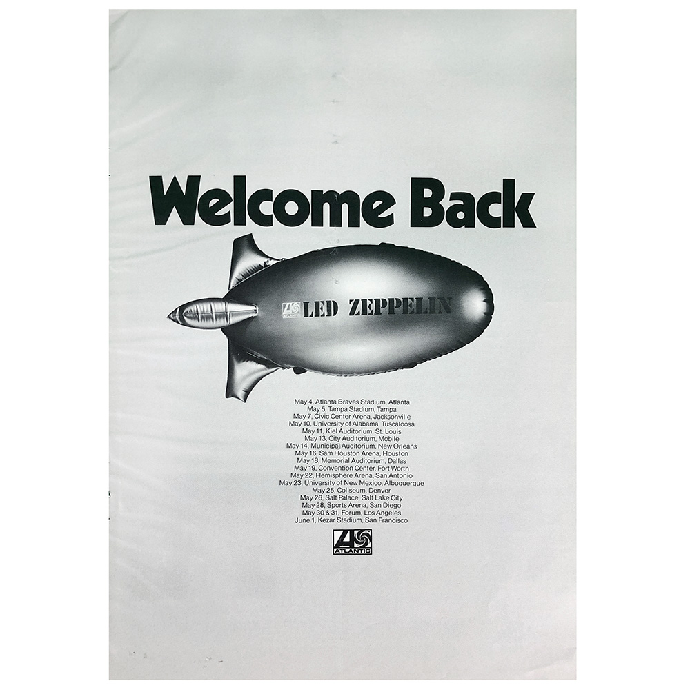 Concert Advertisement <br>1973 <br>US Tour Dates (Ad)