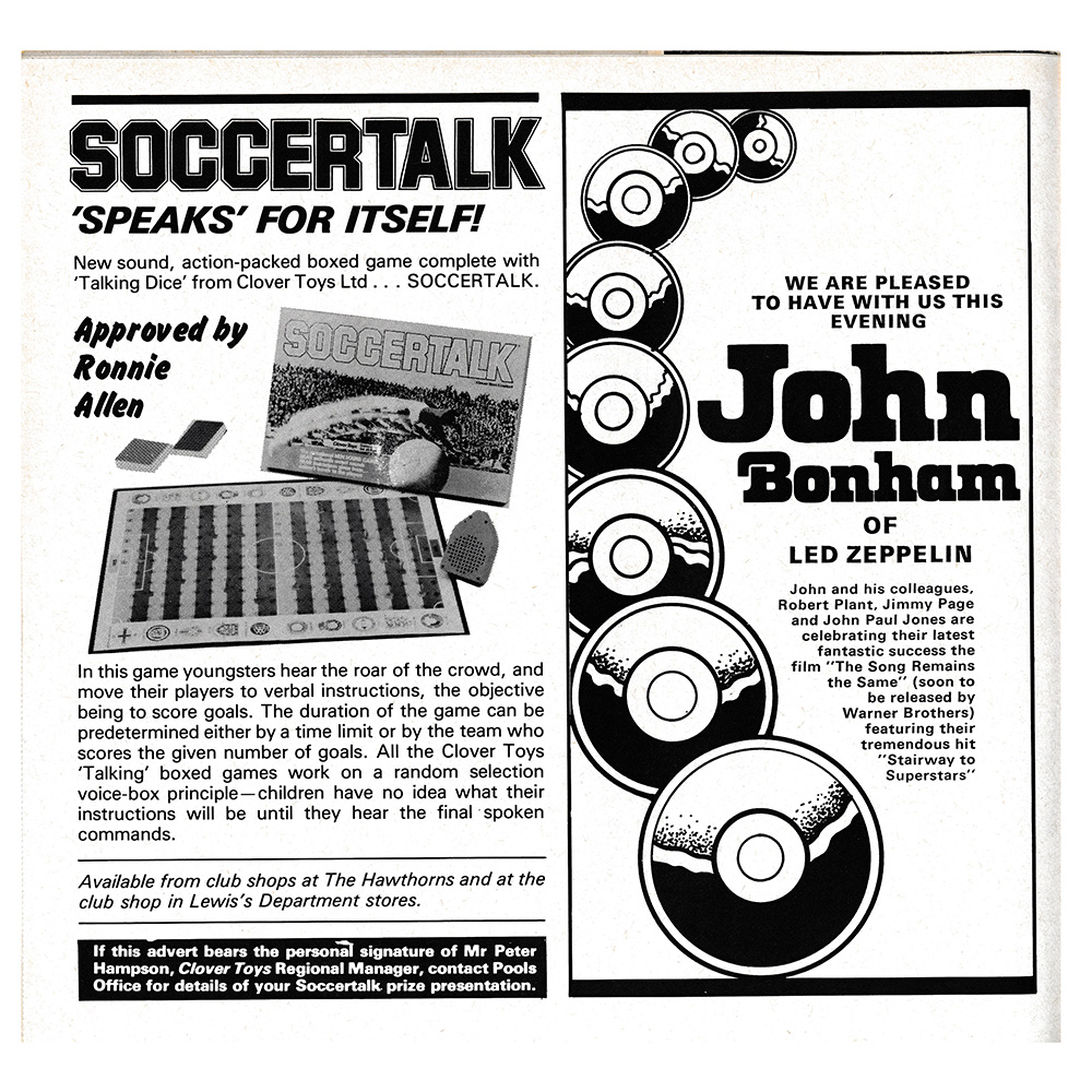 Football Program (1977) <br>Albion News (UK) - Image 2
