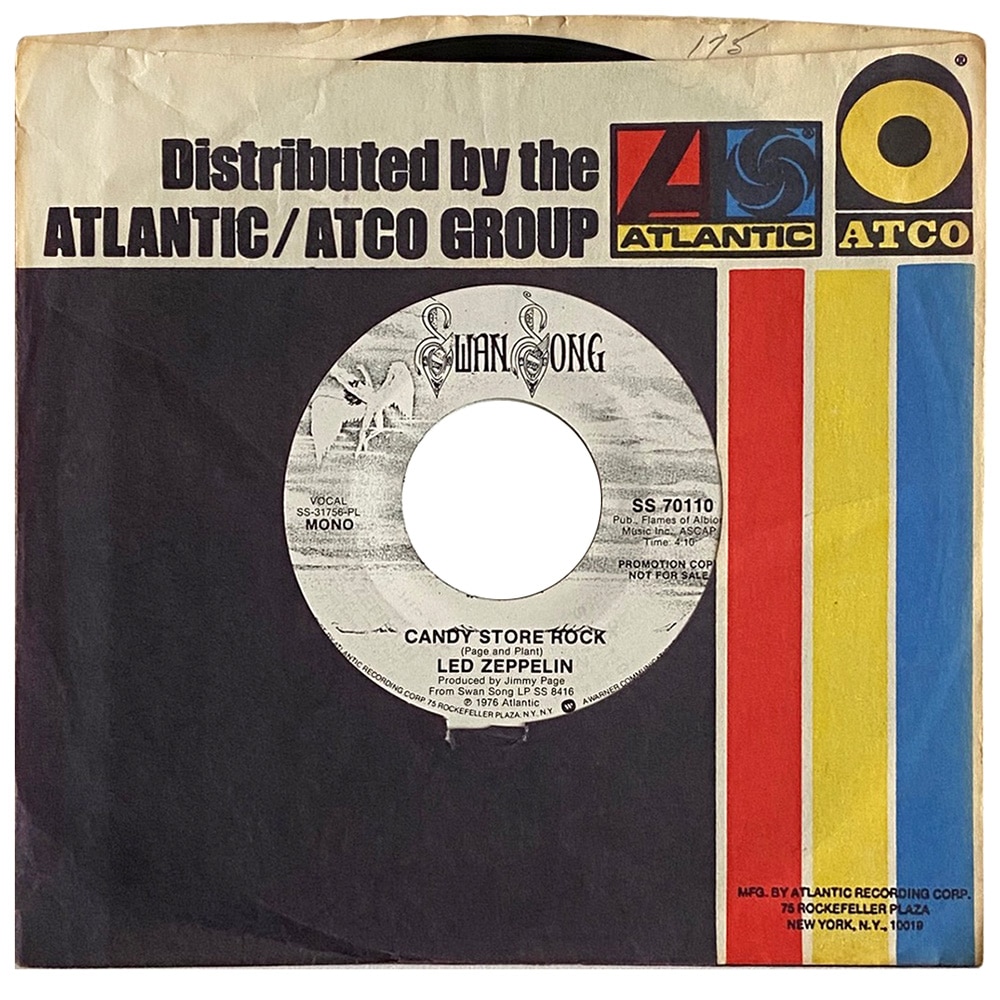 Single <br>USA (SS-70110) <br>Candy Store Rock / Candy Store Rock (Promo #2)