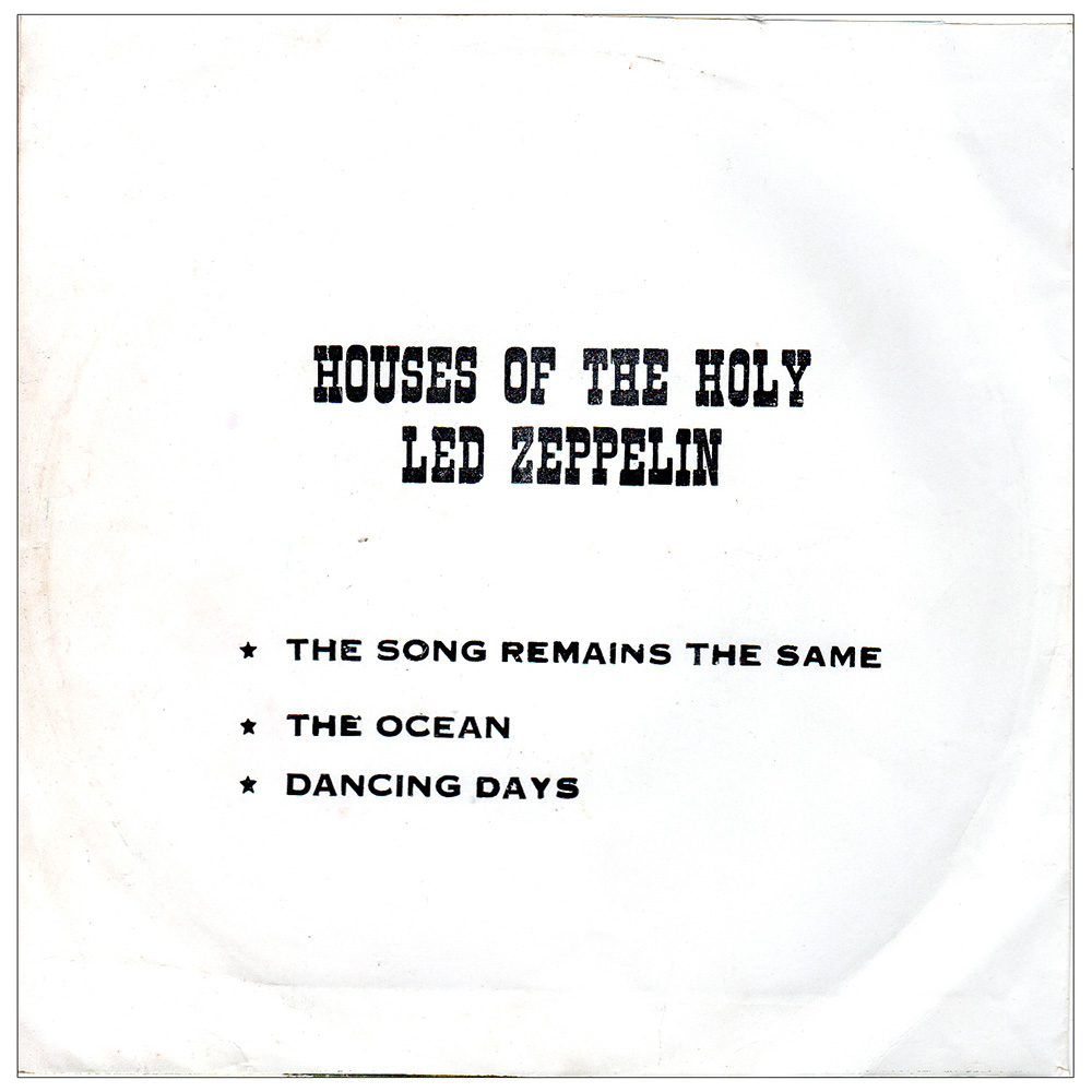 Single <br>Thailand (TK-769) <br>The Song Remains The Same / The Ocean / Dancing Days (#1) - Image 2