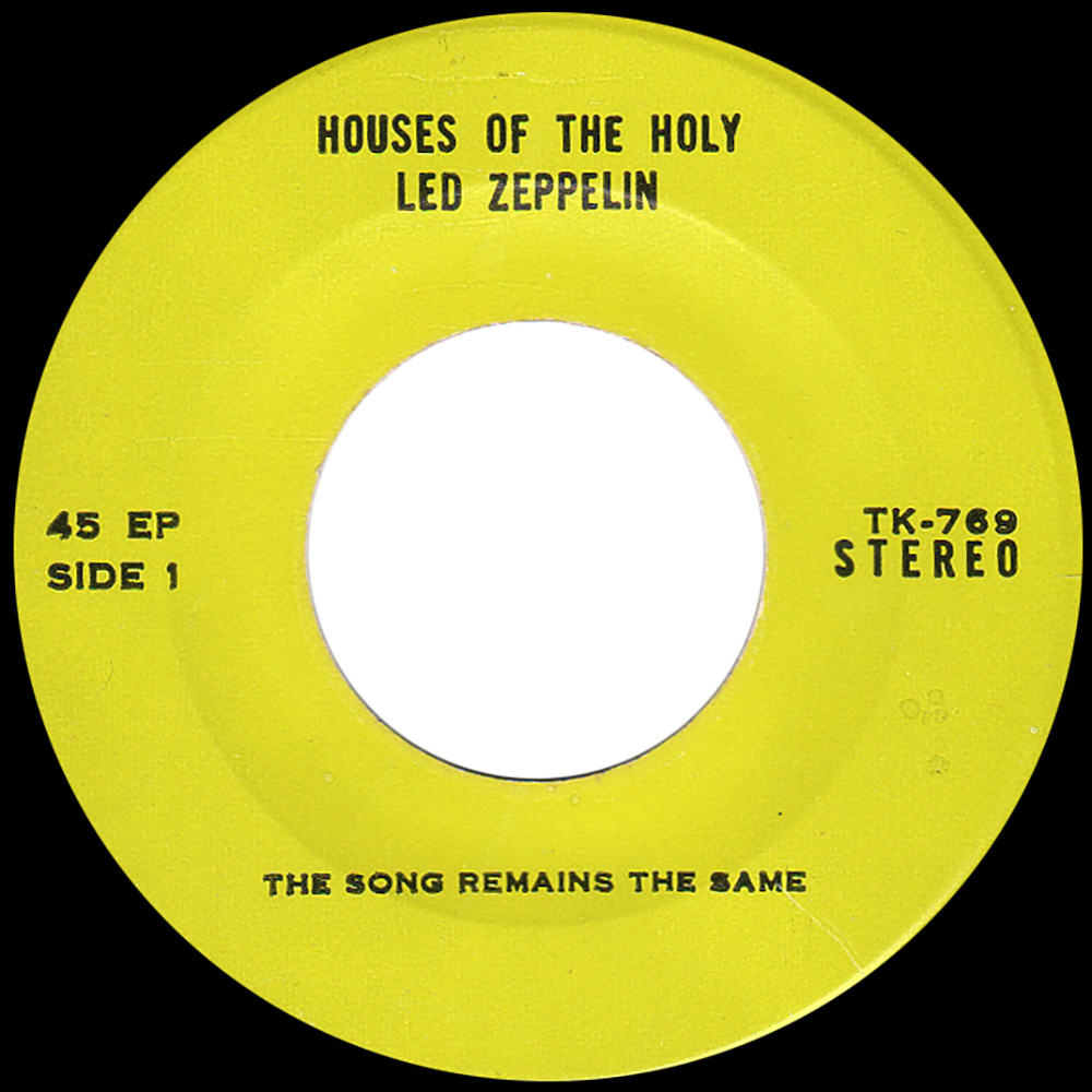 Single <br>Thailand (TK-769) <br>The Song Remains The Same / The Ocean / Dancing Days (#1) - Image 3