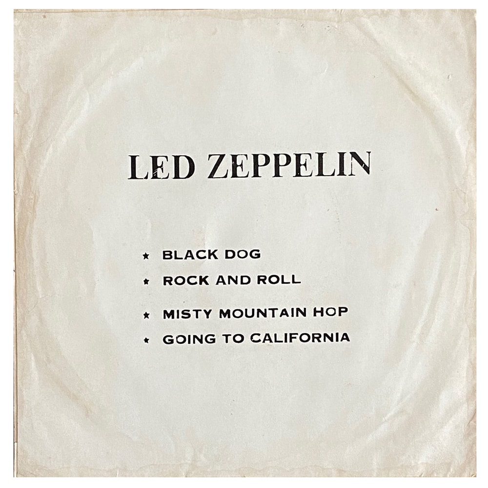 Single <br>Thailand (TKR-09) <br>Black Dog / Rock and Roll / Misty Mountain Hop / Going to California (#2) - Image 2