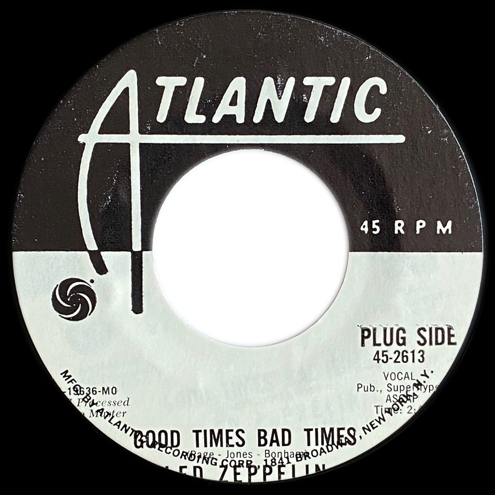 Single <br>USA (45-2613) <br>Good Times Bad Times / Communication Breakdown (Promo #5) - Image 2