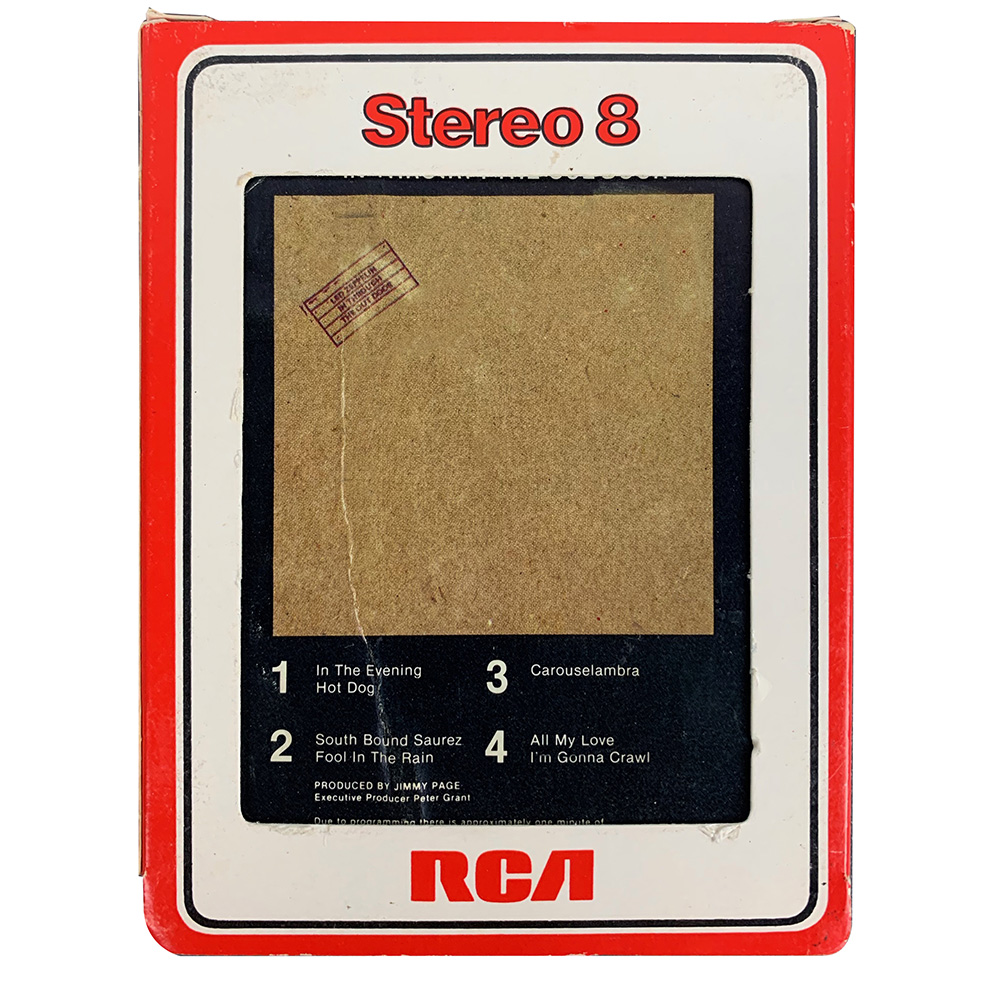 8-Track <br>In Through The Out Door <br>USA (TP 16002)