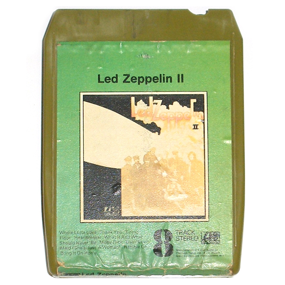 8-Track <br>Led Zeppelin II <br>UK (Y8K8 40037)
