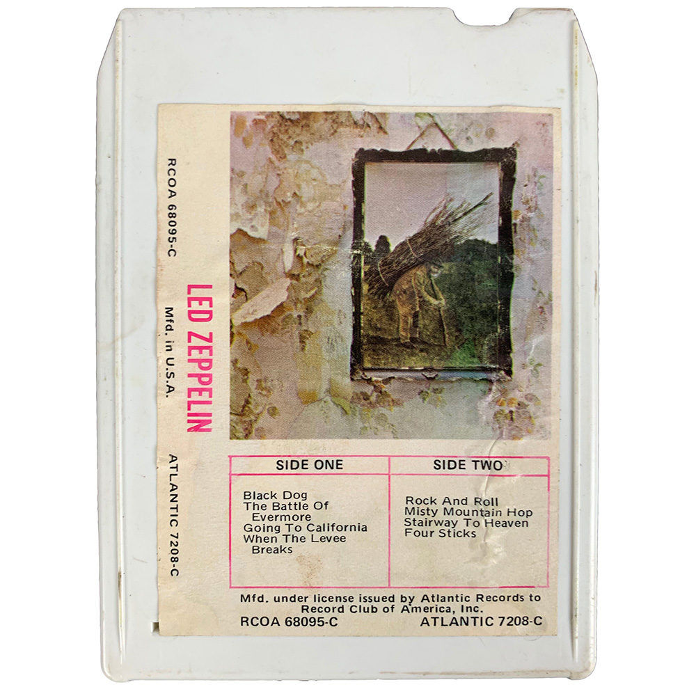 8-Track <br>Led Zeppelin IV <br>USA (7208-C)