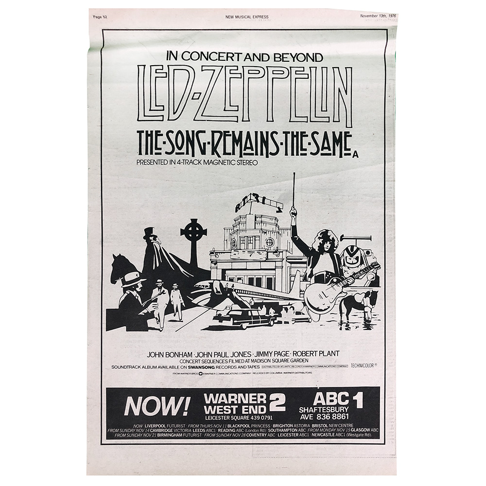 TSRTS (1976) <br>Advertisement, Full Page (UK)
