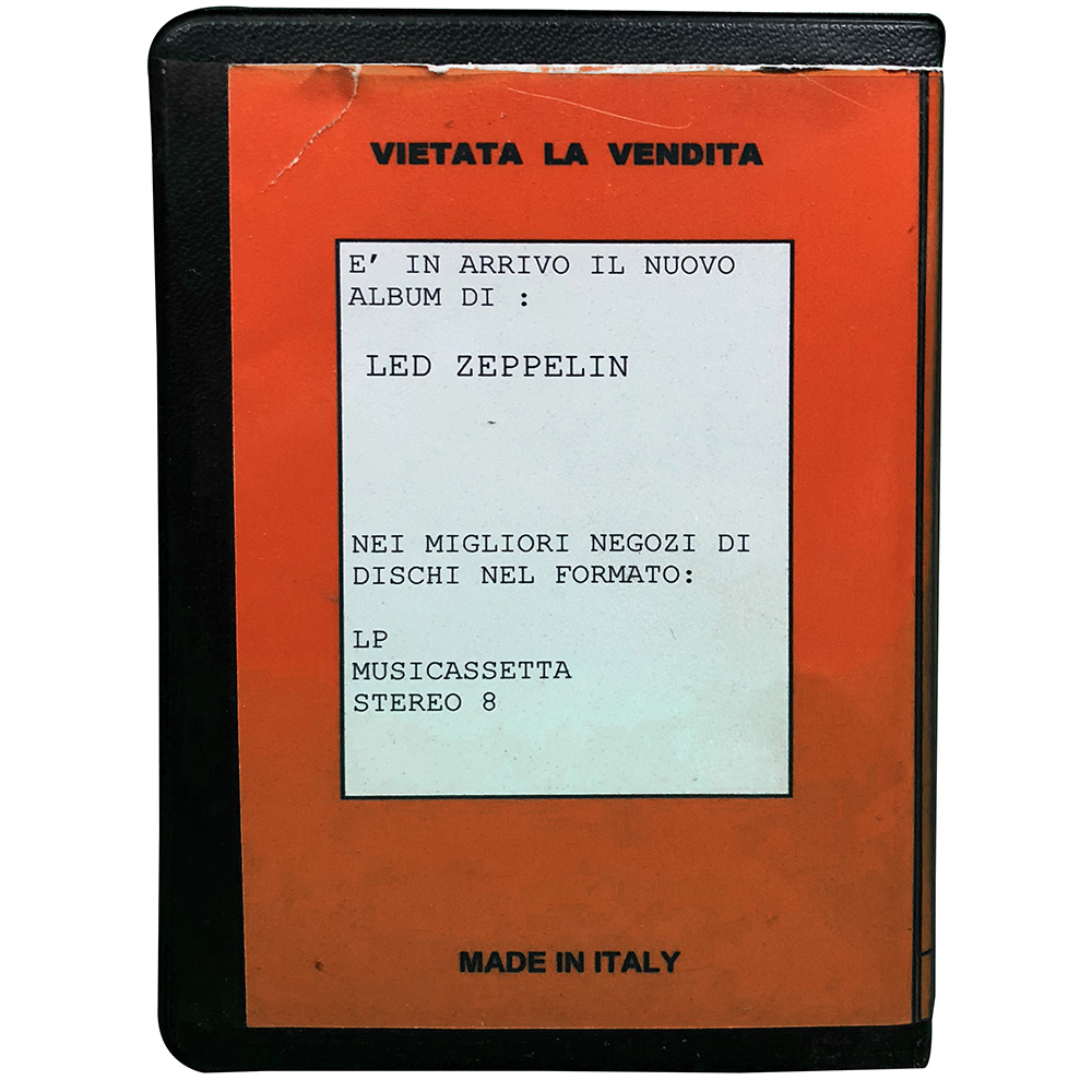 TSRTS (1976) <br>Cassette, One-Song Promo #1 (Italy) - Image 2