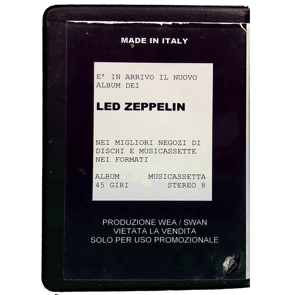 TSRTS (1976) <br>Cassette, One-Song Promo #2 (Italy) - Image 2