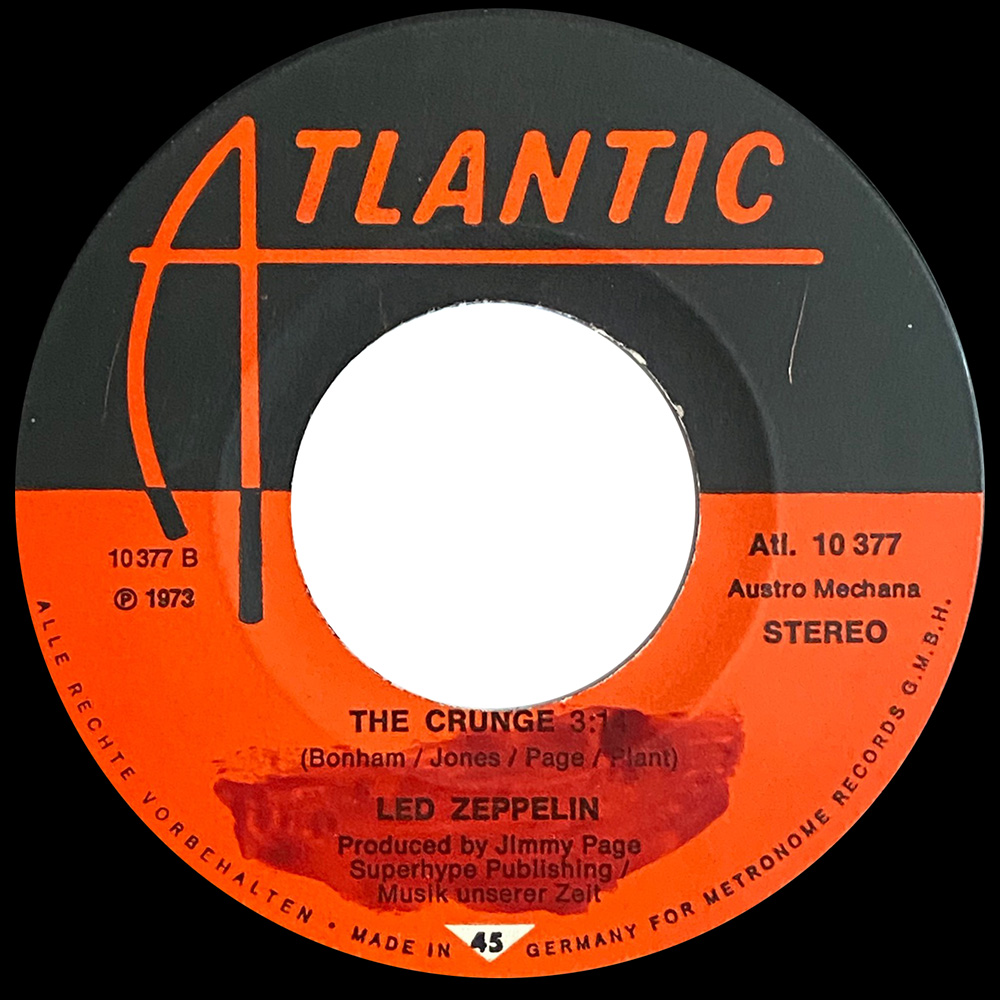Single <br>Austria (ATL. 10 377) <br>D'yer Mak'er / The Crunge (#2) - Image 3
