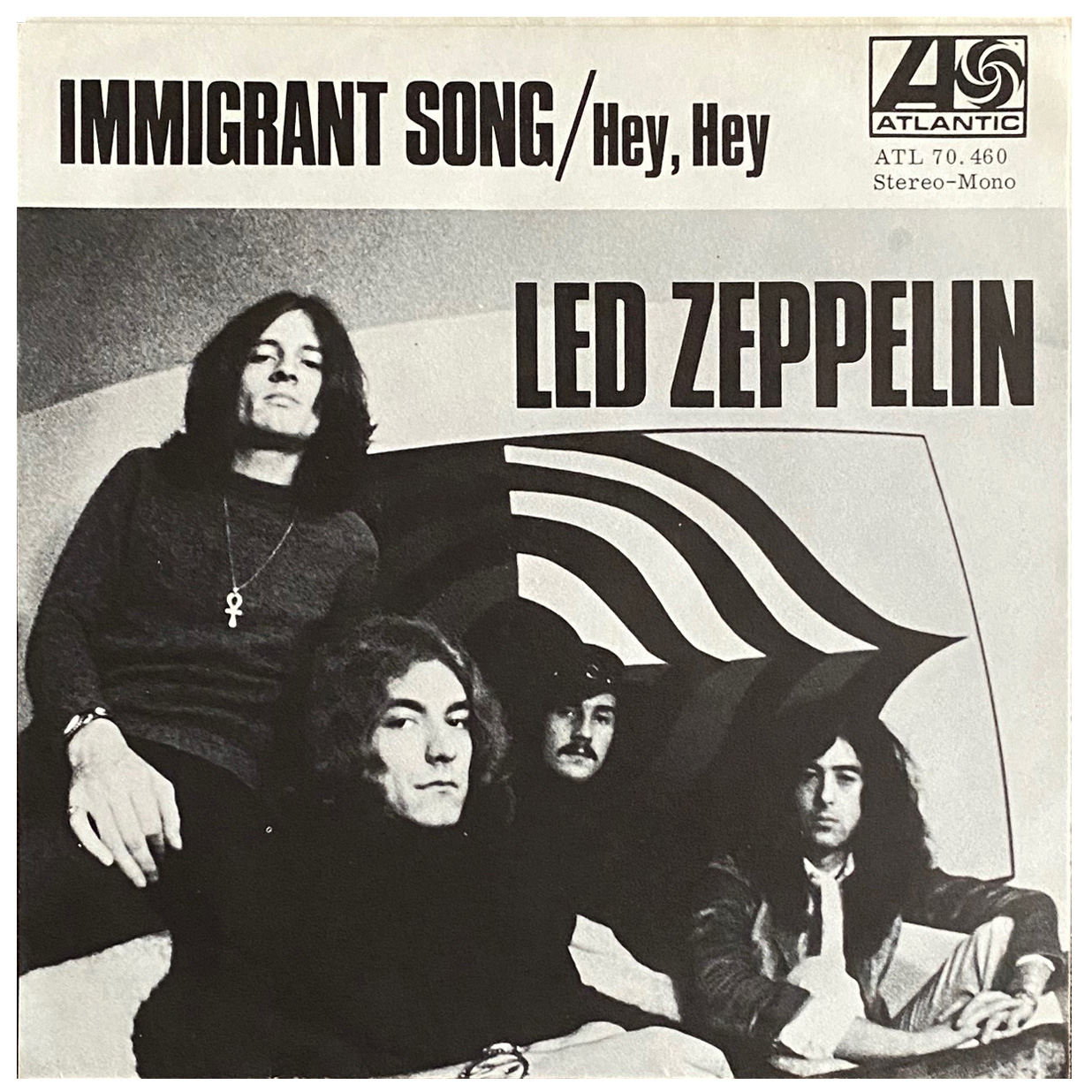 Single <br>Sweden (ATL 70.460) <br>Immigrant Song / Hey, Hey, What Can I Do (#3) - Image 2