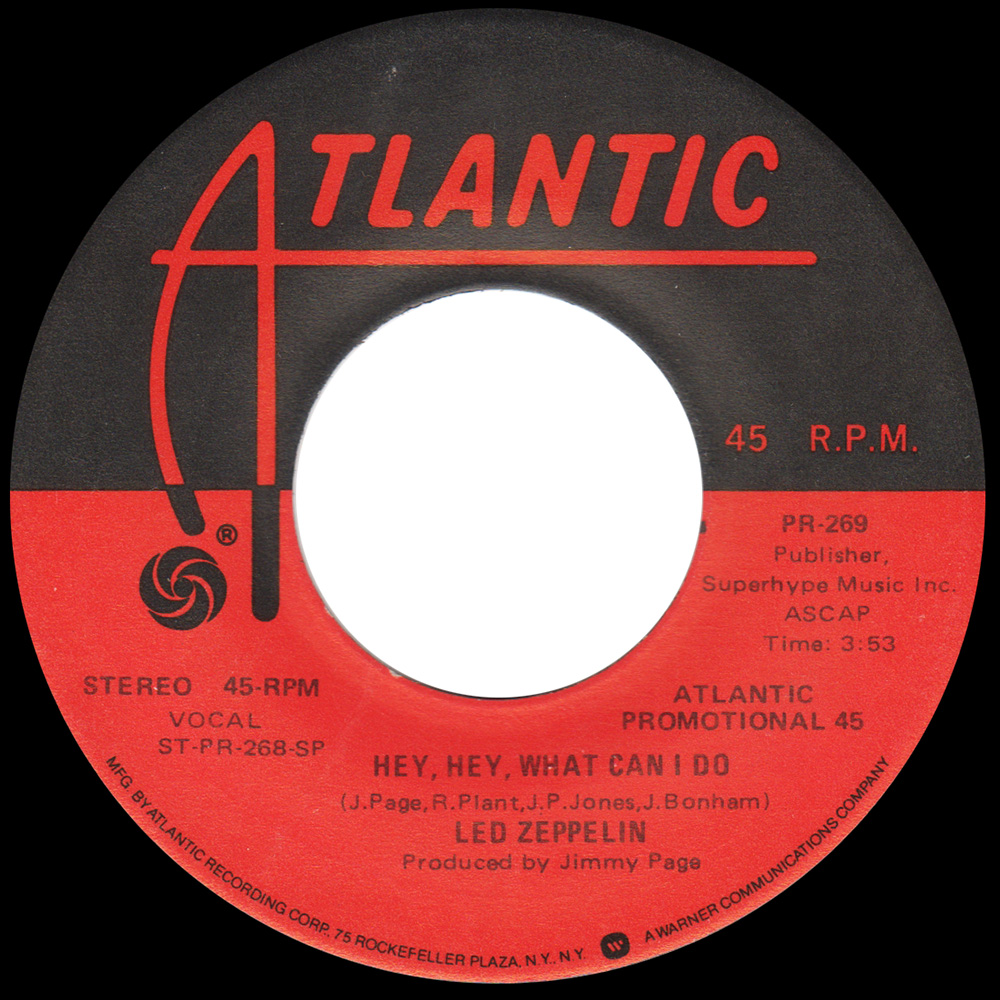 Single <br>USA (PR-269) <br>Stairway To Heaven / Hey, Hey, What Can I Do (Promo #4) - Image 2