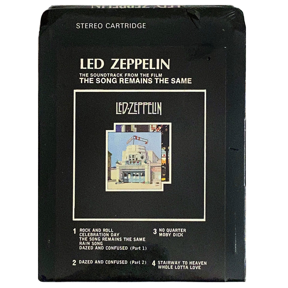 8-Track <br>The Song Remains The Same <br>UK (SK8. 89402)