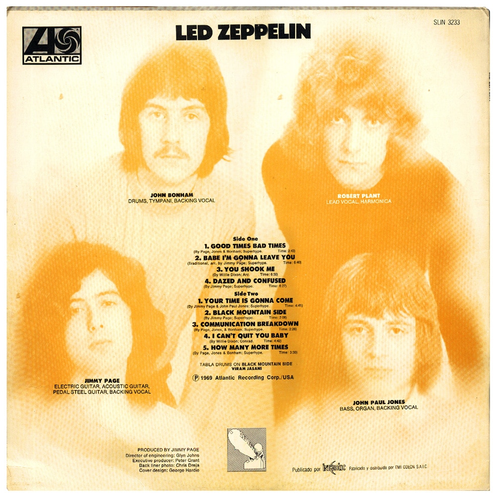 LP <br>Led Zeppelin <br>Argentina (SLIN 3233) - Image 2