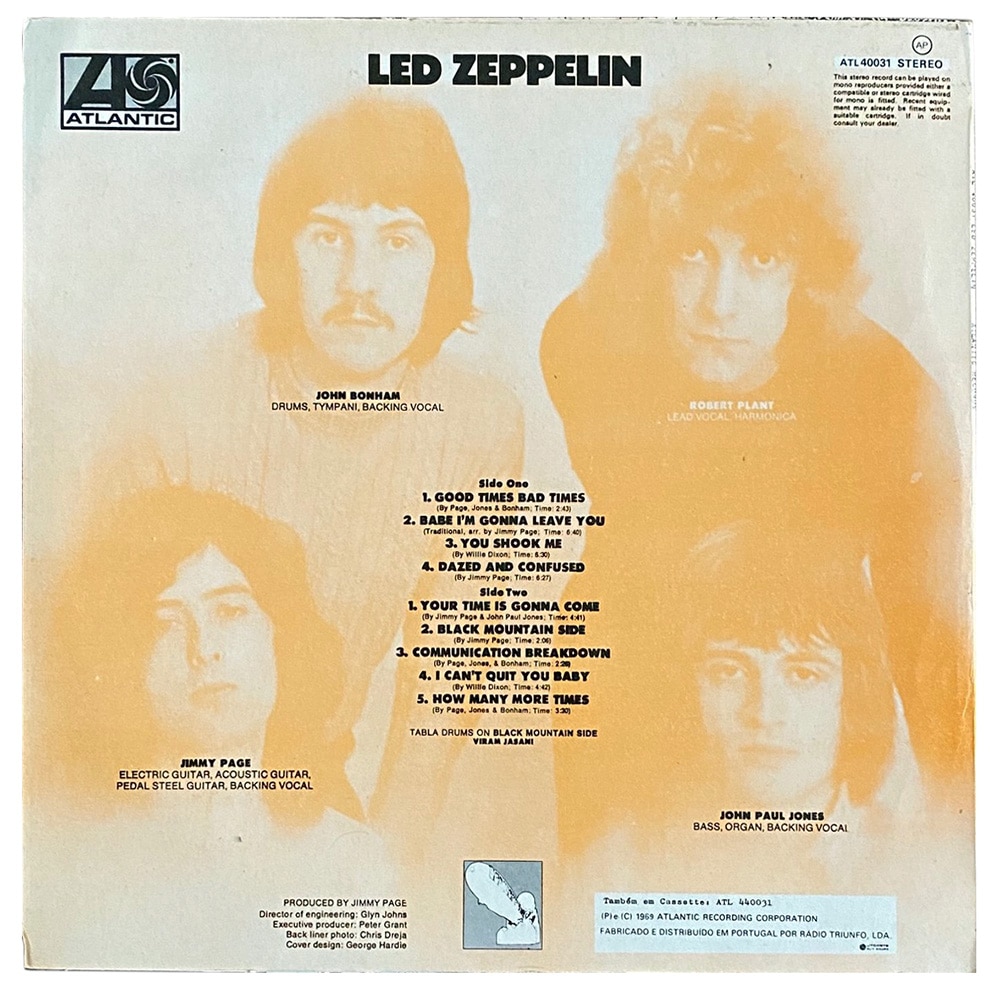 LP <br>Led Zeppelin <br>Portugal (ATL 40031) #4 - Image 2