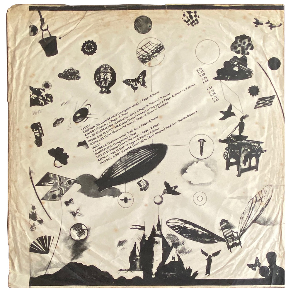 LP <br>Led Zeppelin III <br>Peru (2400 181) #1 - Image 2