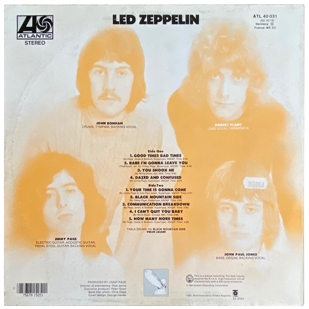 LP <br>Led Zeppelin <br>Poland (K 40 031) #2 - Image 2