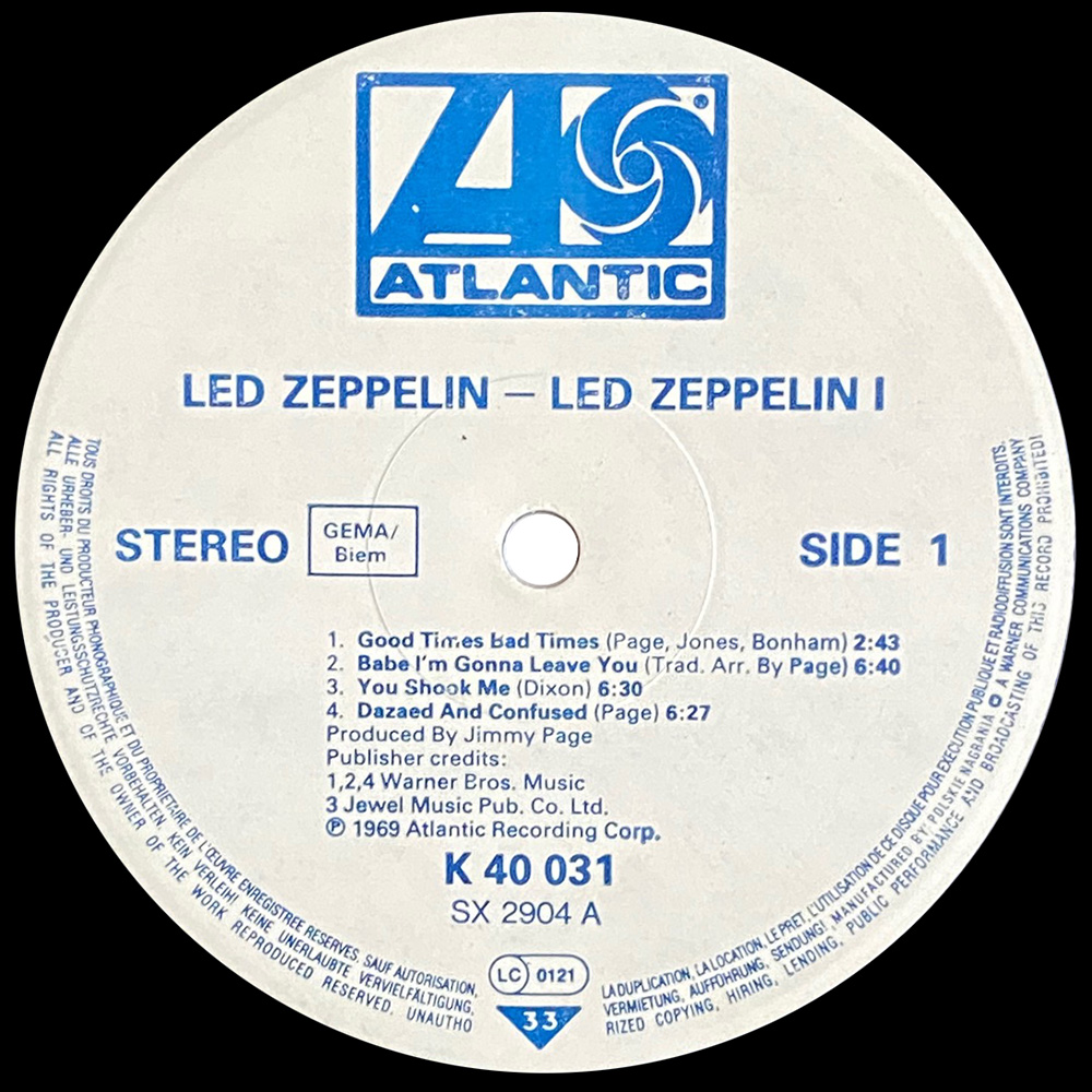 LP <br>Led Zeppelin <br>Poland (K 40 031) #2 - Image 3
