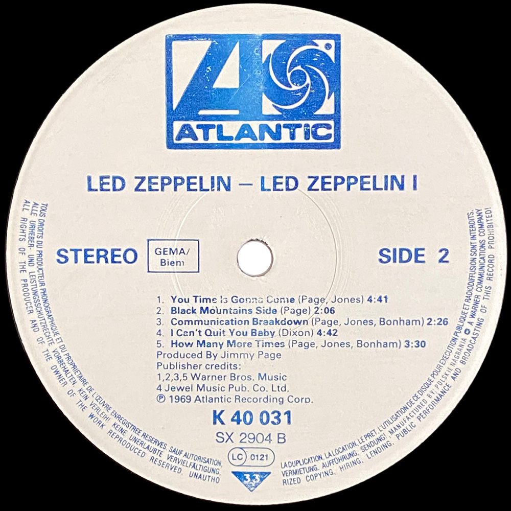LP <br>Led Zeppelin <br>Poland (K 40 031) #2 - Image 4
