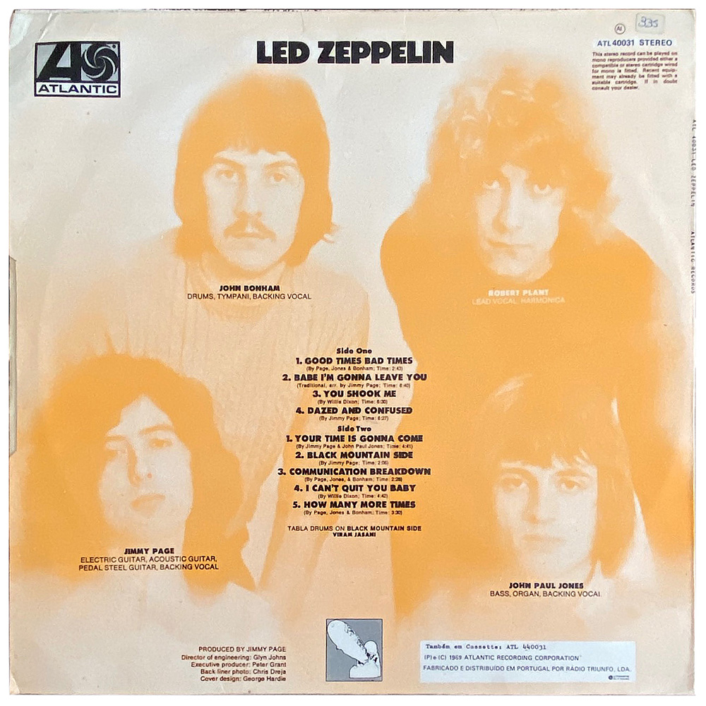 LP <br>Led Zeppelin <br>Portugal (ATL 40031) #2 - Image 2