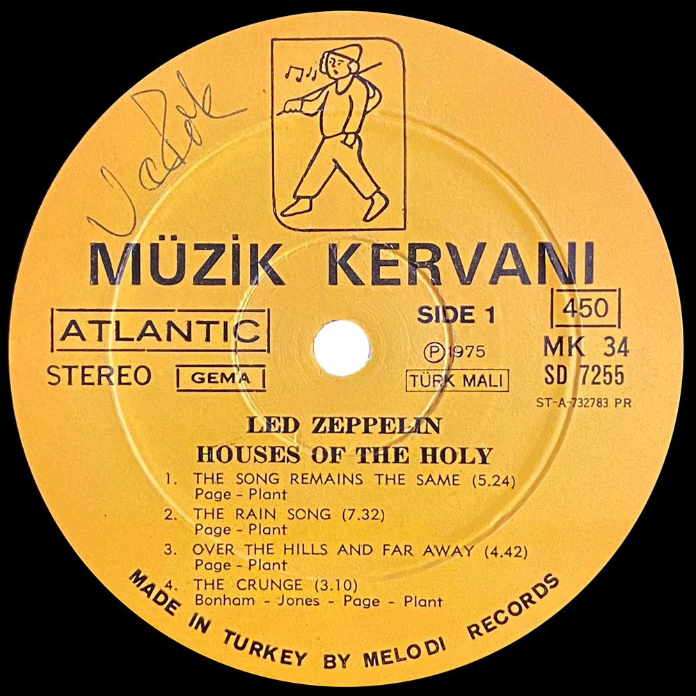 LP <br>Houses of the Holy <br>Turkey (MK 34 SD 7255) - Image 4