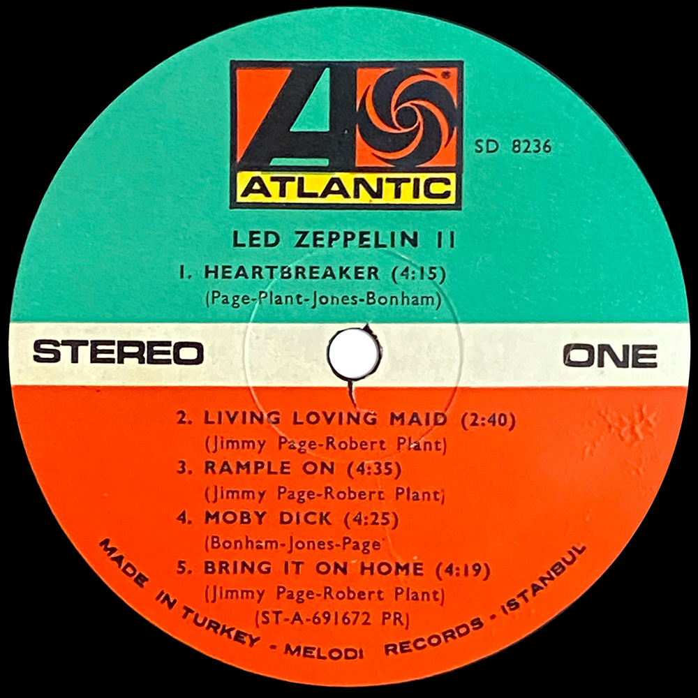 LP <br>Led Zeppelin II <br>Turkey (SD8236) #4 - Image 3