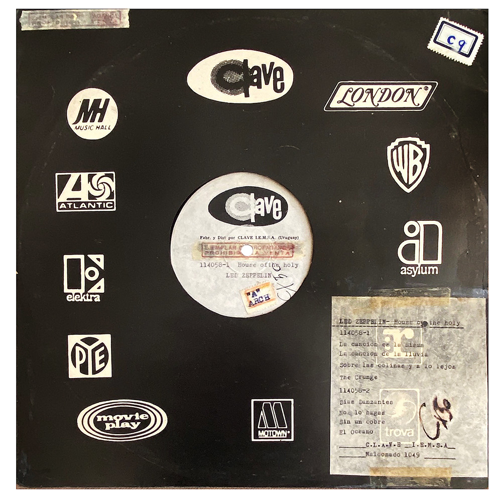LP <br>Houses of the Holy <br>Uruguay (114058) Test Pressing #2