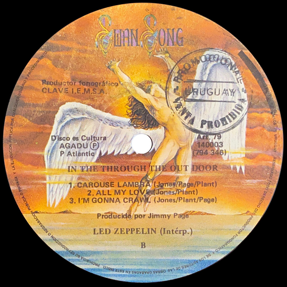 LP <br>In Through the Out Door <br>Uruguay, Promo (140003) #2 - Image 2