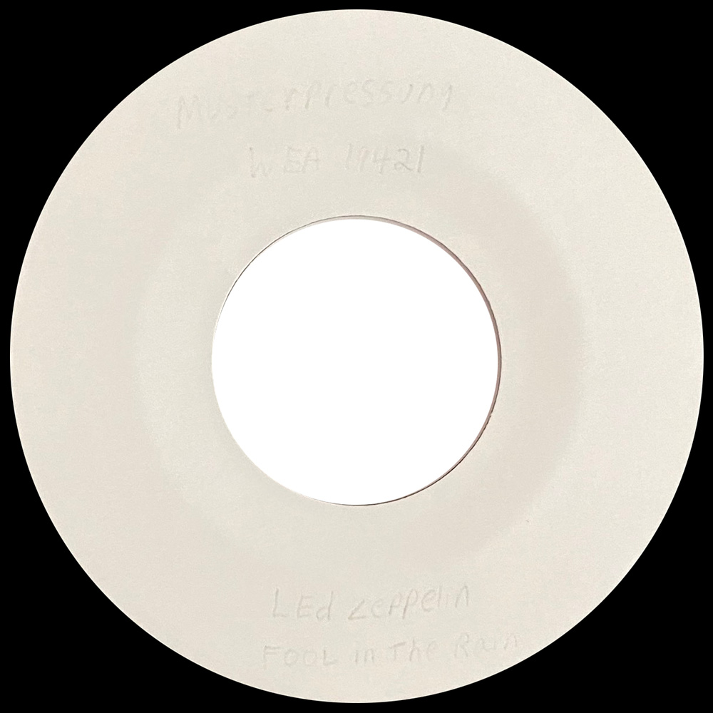 Single <br>Germany (SS 19421) <br>Fool In Rain / Hot Dog (Test Pressing #1)