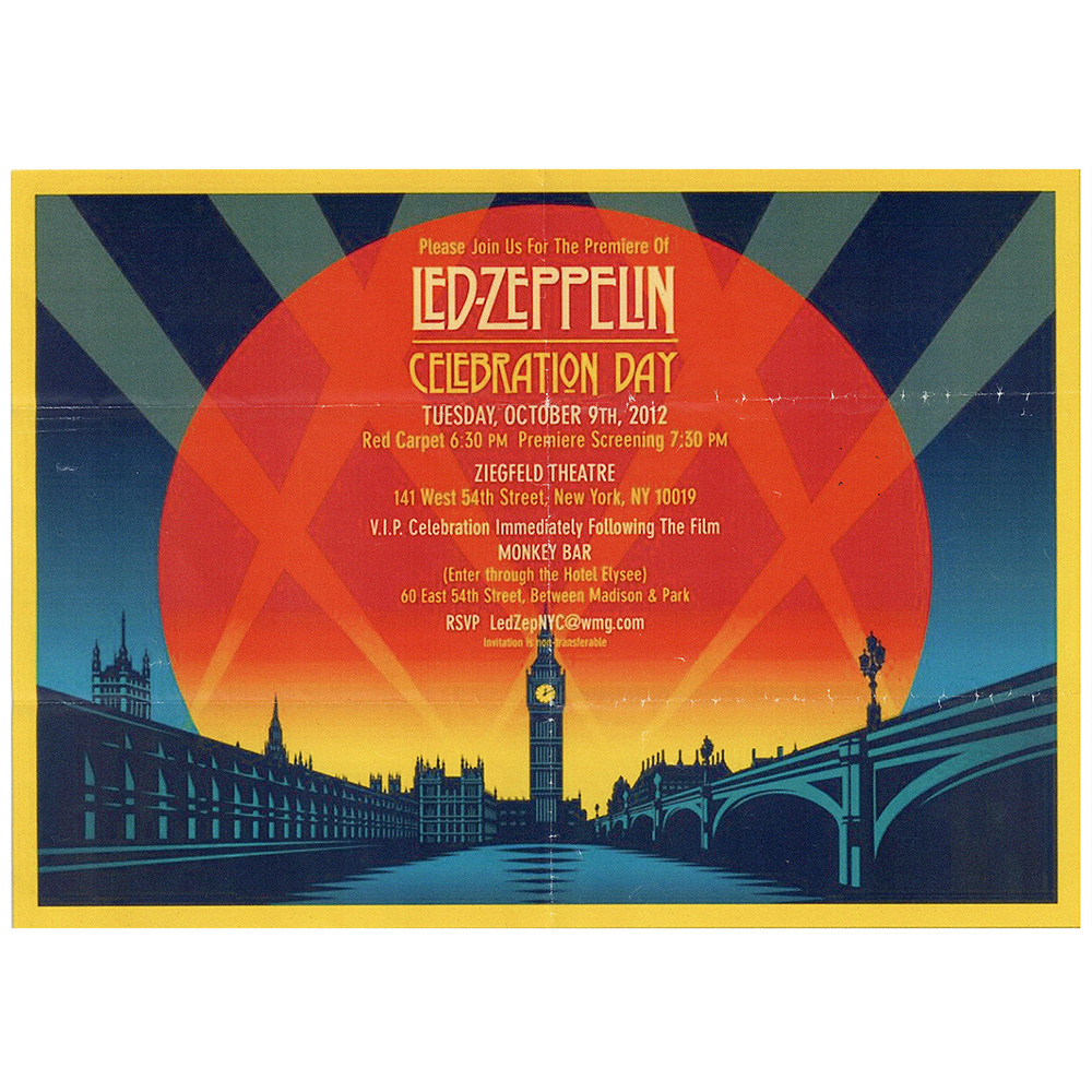 Celebration Day <br>Premiere, Invitation After-Party (USA)