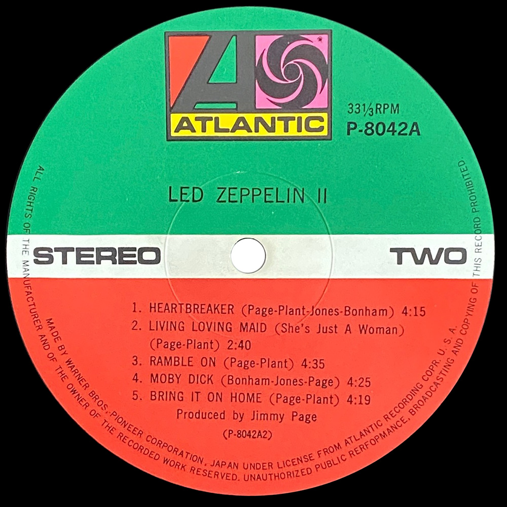 LP <br>Led Zeppelin II <br>Japan (P–8042A) #3 - Image 4