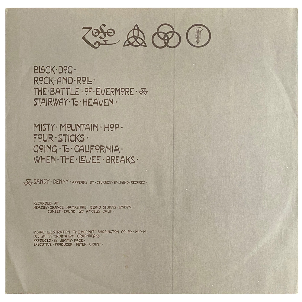 LP <br>Led Zeppelin IV <br>Japan (P-8166A) #2 - Image 6